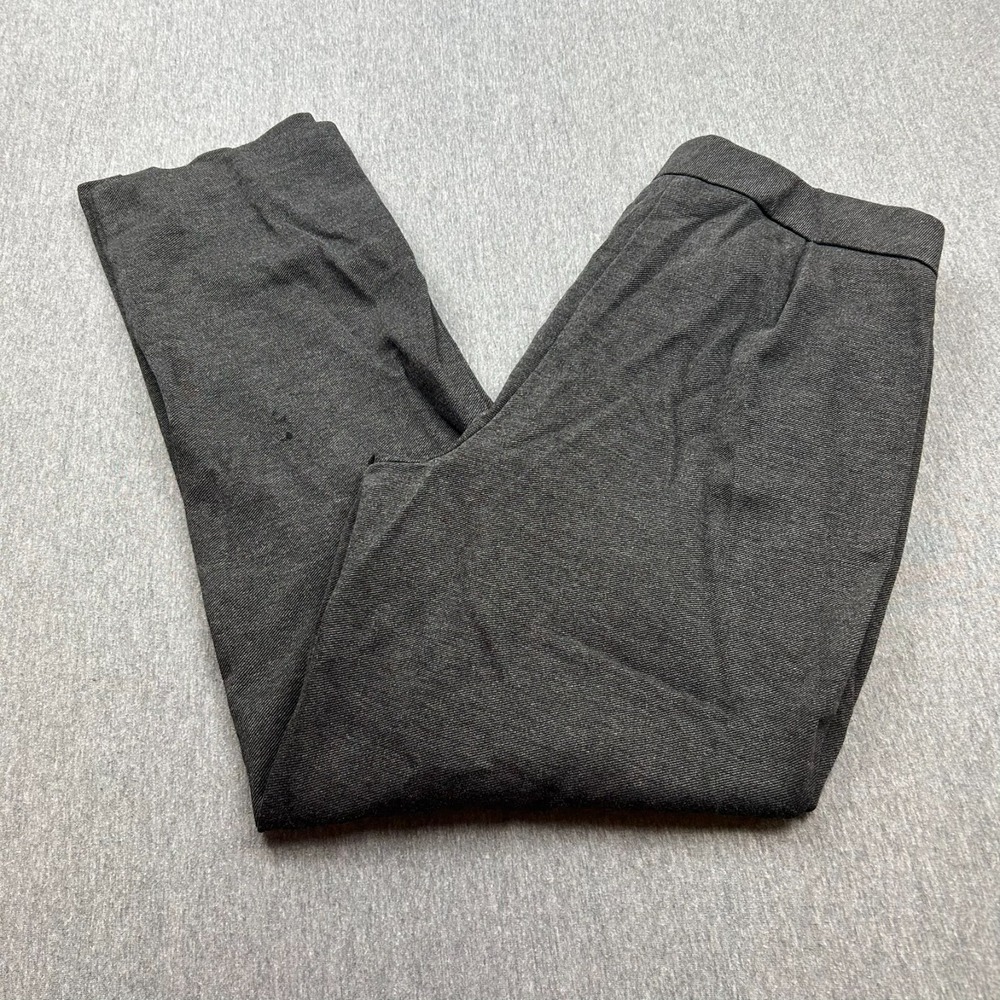JJill Slim Leg Pull On Pants Womens Large 36x28 Gray Stretch Casual